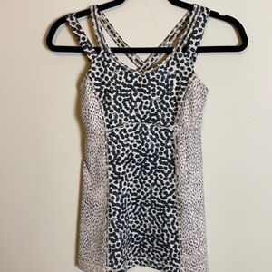 Lululemon Work Out Tank with Built in Bra Black, Grey and light pink/tan size 4